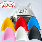 2pcs Motorbike Helmet Accessories Cat Ears Accessories Electric Car Children's Helmet Cartoon Modelling Cute Helmet Amagi