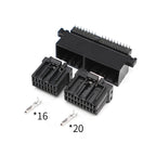 174912-2 AMP type 36-hole PCB pin socket automotive connector 175966 wire harness plug 175967-2