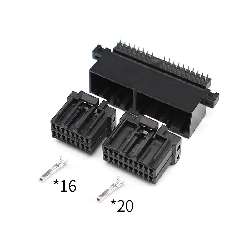174912-2 AMP type 36-hole PCB pin socket automotive connector 175966 wire harness plug 175967-2