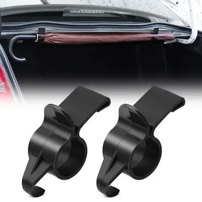 1/4pcs Car Umbrella Holder Car Trunk Hook Umbrella Mount Plant Towel Hook Auto Accessories Internal Storage Organizer Holders