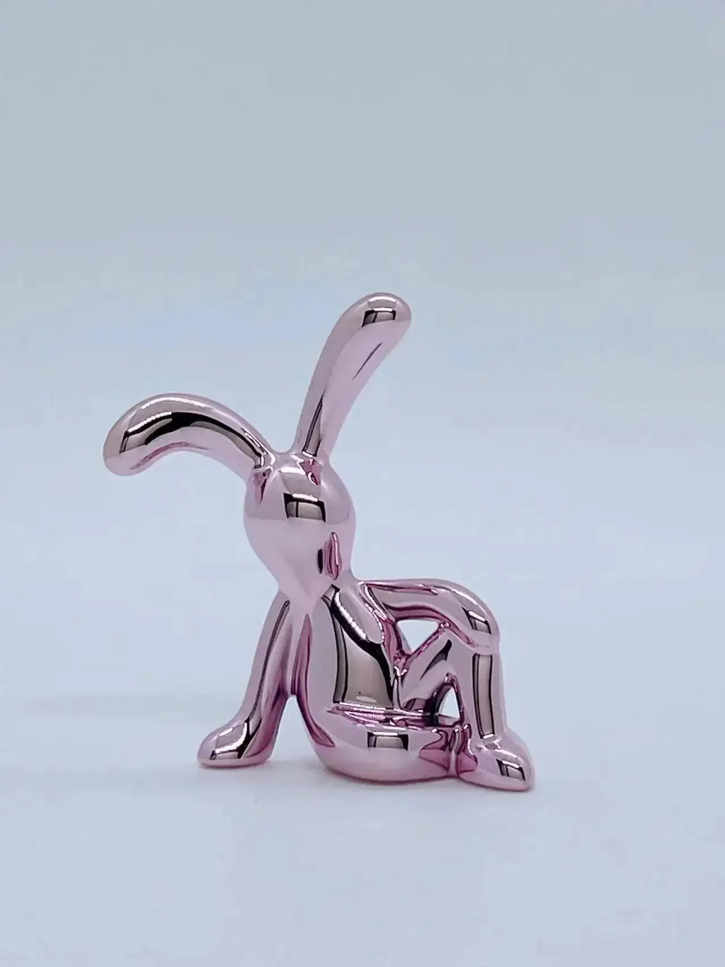 Rabbit Figurine Long-Eared Rabbit Statue Home Office Desktop Decoration Car Central Control Easter Bunny Art Ornaments Amagi