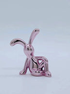 Rabbit Figurine Long-Eared Rabbit Statue Home Office Desktop Decoration Car Central Control Easter Bunny Art Ornaments Amagi