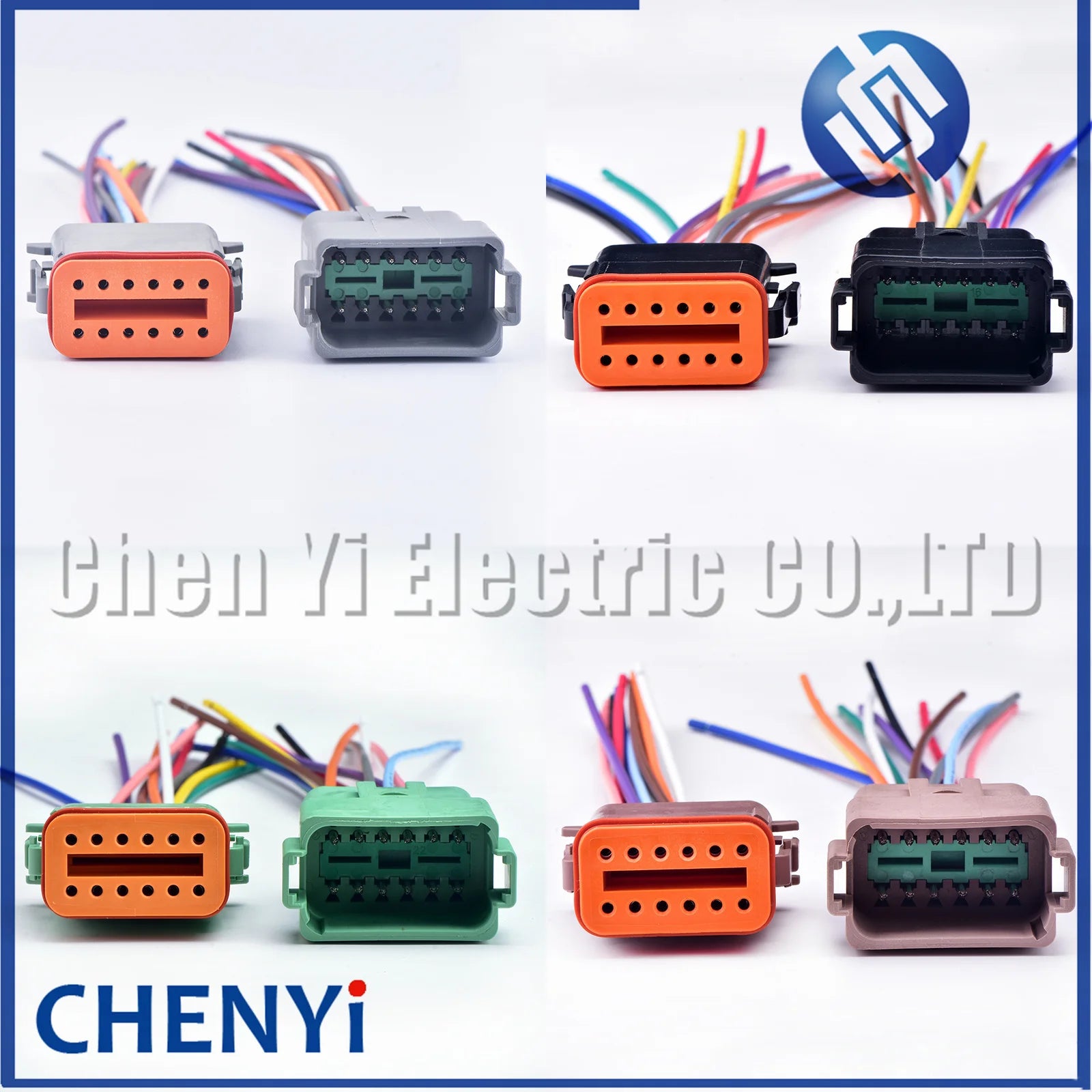 12 Pin auto Waterproof Connector Plug DT06-12SA DT04-12PA DT06-12SB DT04-12PB DT06-12SC DT04-12PC DT06-12SD DT04-12PD with wires
