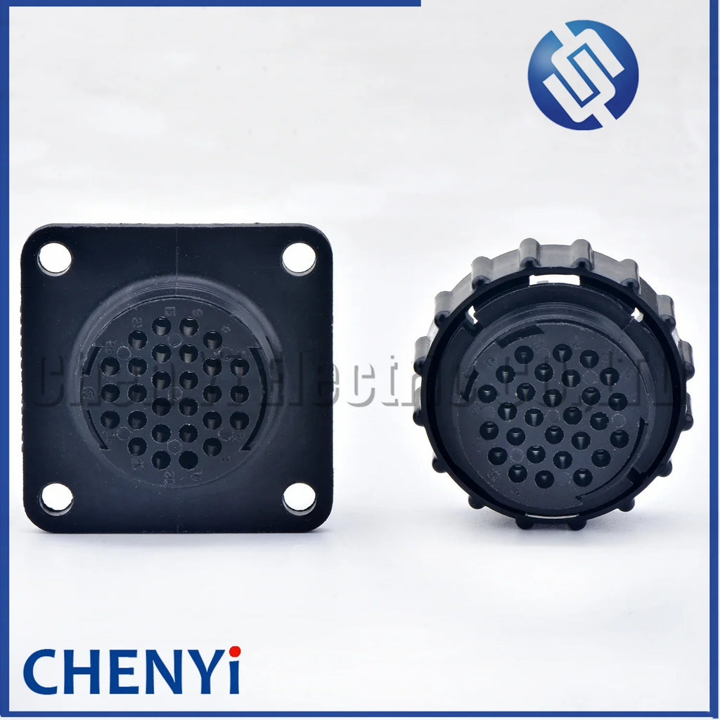 28 Pin male or female Circular Wiring Connector Electricity Plug 206039-1 206038-1 With gold-plating Pins