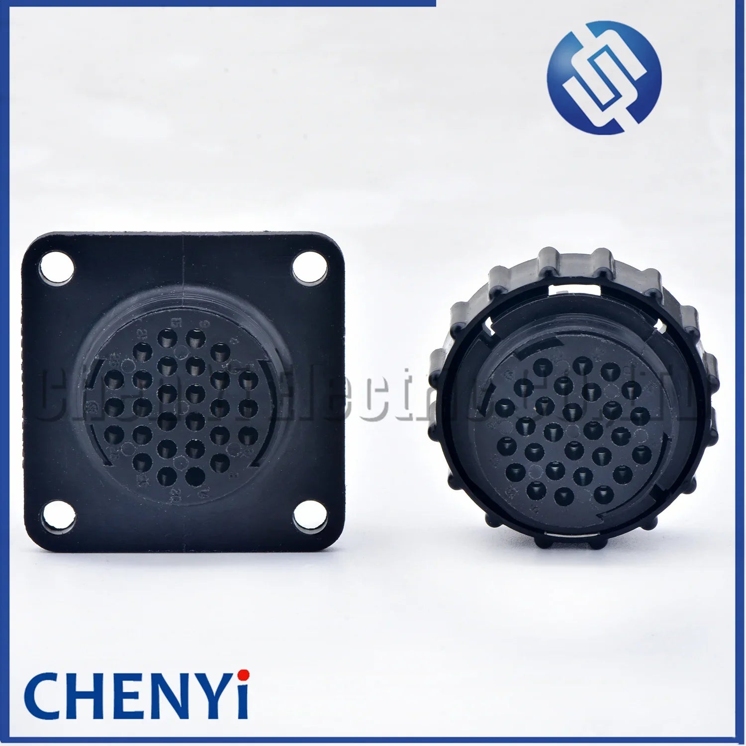 28 Pin male or female Circular Wiring Connector Electricity Plug 206039-1 206038-1 With gold-plating Pins