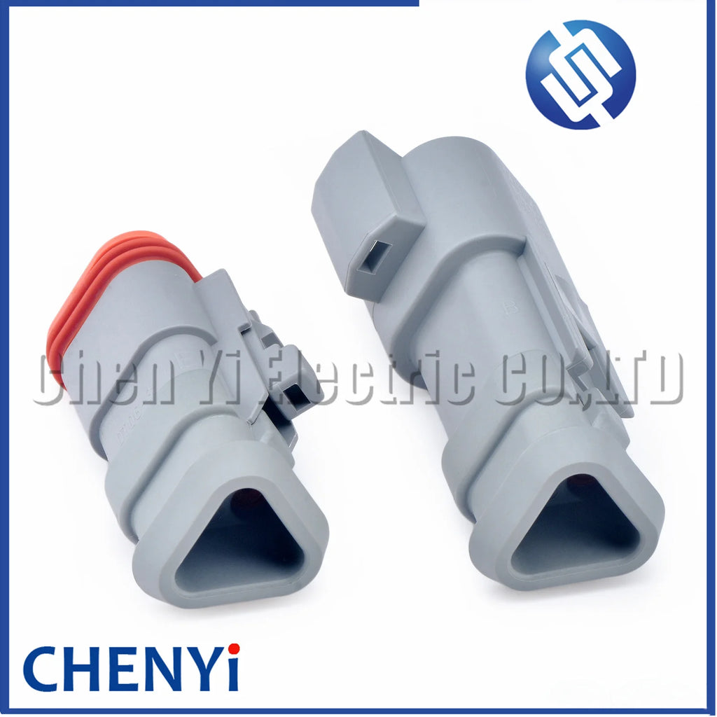 3 Pin Automotive waterproof connector Wiring Harness Plug For Deutsch DT series DT04-3P-E008 DT06-3S-E008 DT04-3P DT06-3S
