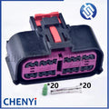 20 Pin female Automotive waterproof connector CY20P-0.6-F For Changan Deep Blue SL03 S7 Car chassis battery pack plug