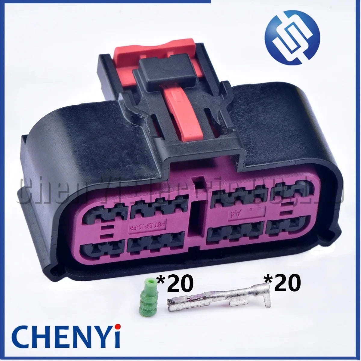 20 Pin female Automotive waterproof connector CY20P-0.6-F For Changan Deep Blue SL03 S7 Car chassis battery pack plug