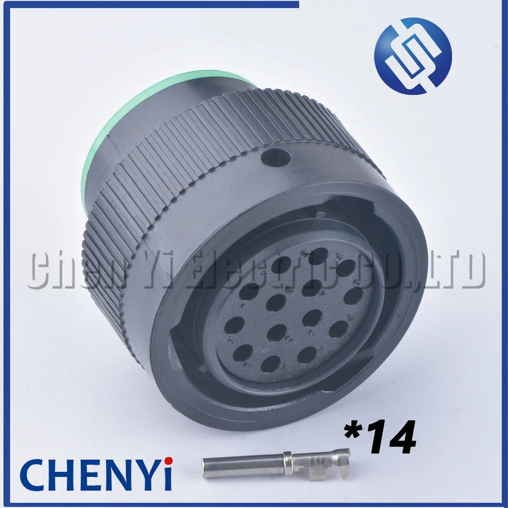 14 Pin Male or Female waterproof connector HDP series socket plug HDP26-18-14SN HDP24-18-14PN HDP26-18-14SE For Deutsch