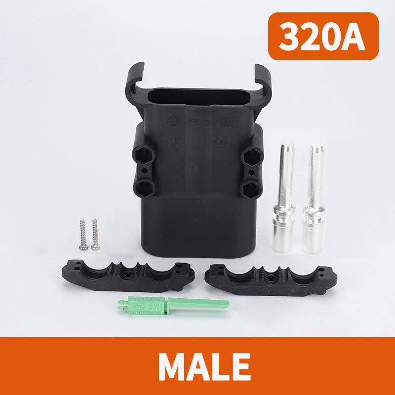 1/5/20 Sets REMA Type Connector 80A 160A 320A Electric Forklift Power High Current Battery Charger Male And Female Plugs Sockets