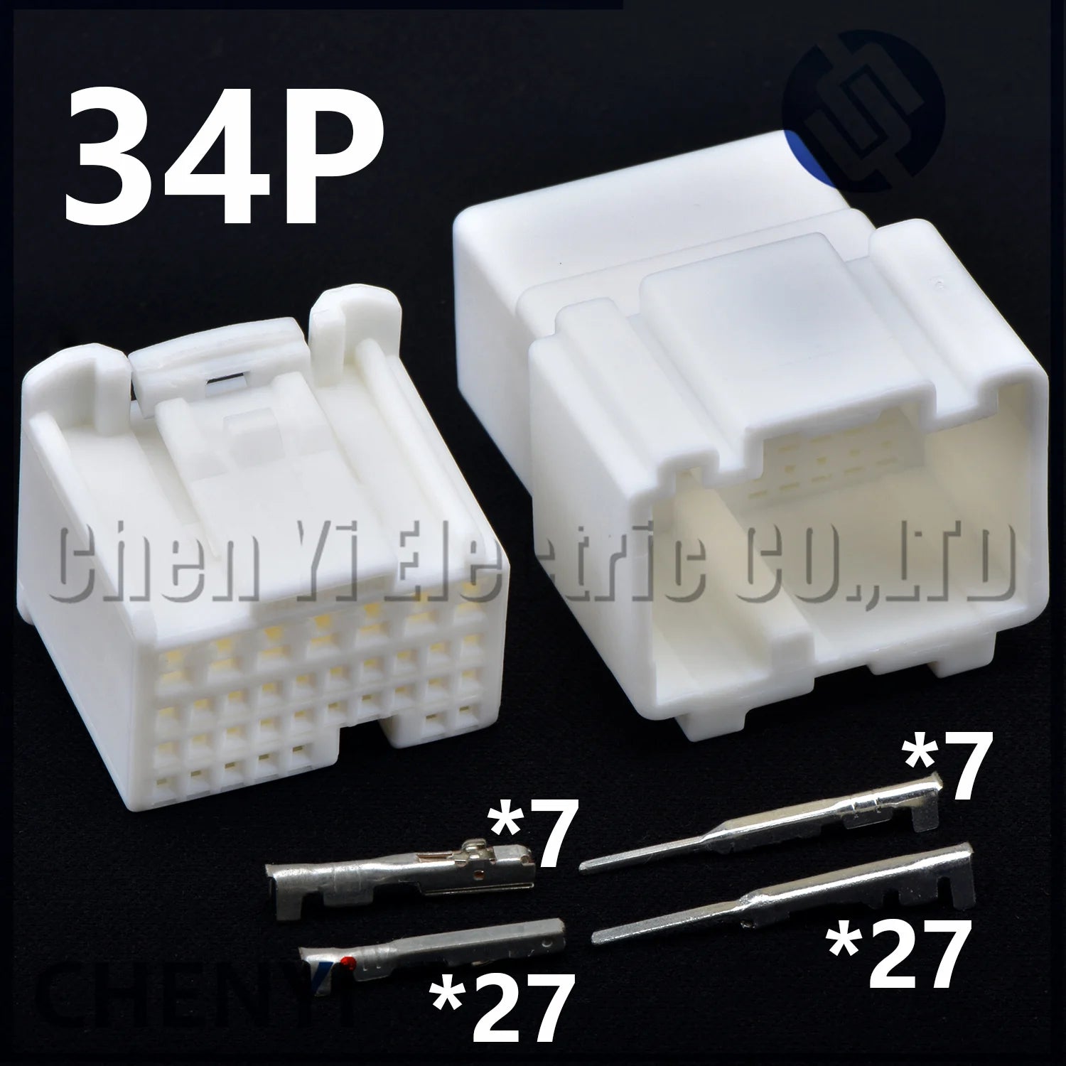 34 Pin Auto Connector ECU controller module harness plug Socket 1123337-1 90980-12144 90980-12527 For Toyota Hilux Honda Nissan