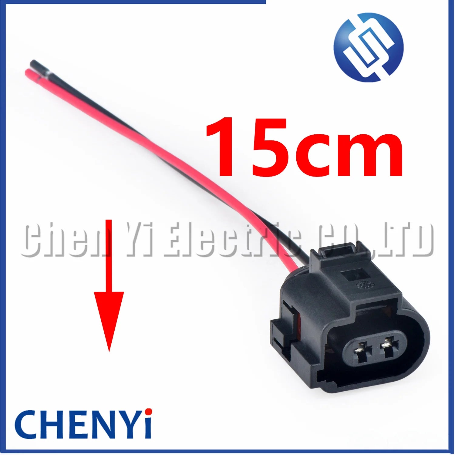 2 Pin auto Parking Brake Actuator connector solenoid valve plug 1J0973722 1J0973722A 6X0973722G 1717692-1 1717692-2