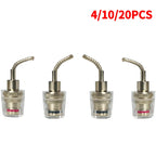 4/10/20PCS Clear Speaker Binding Posts with Banana Plug Sockets, Gold-Plated Copper Terminals for Amplifier, HiFi,Audio Speakers