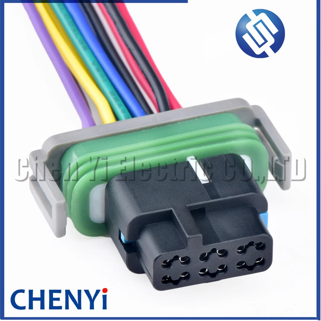 12 Pin female automotive waterproof Miniature connector motorcycle tachometer Wire harness plug DJ7127A-0.8-21 For Harley