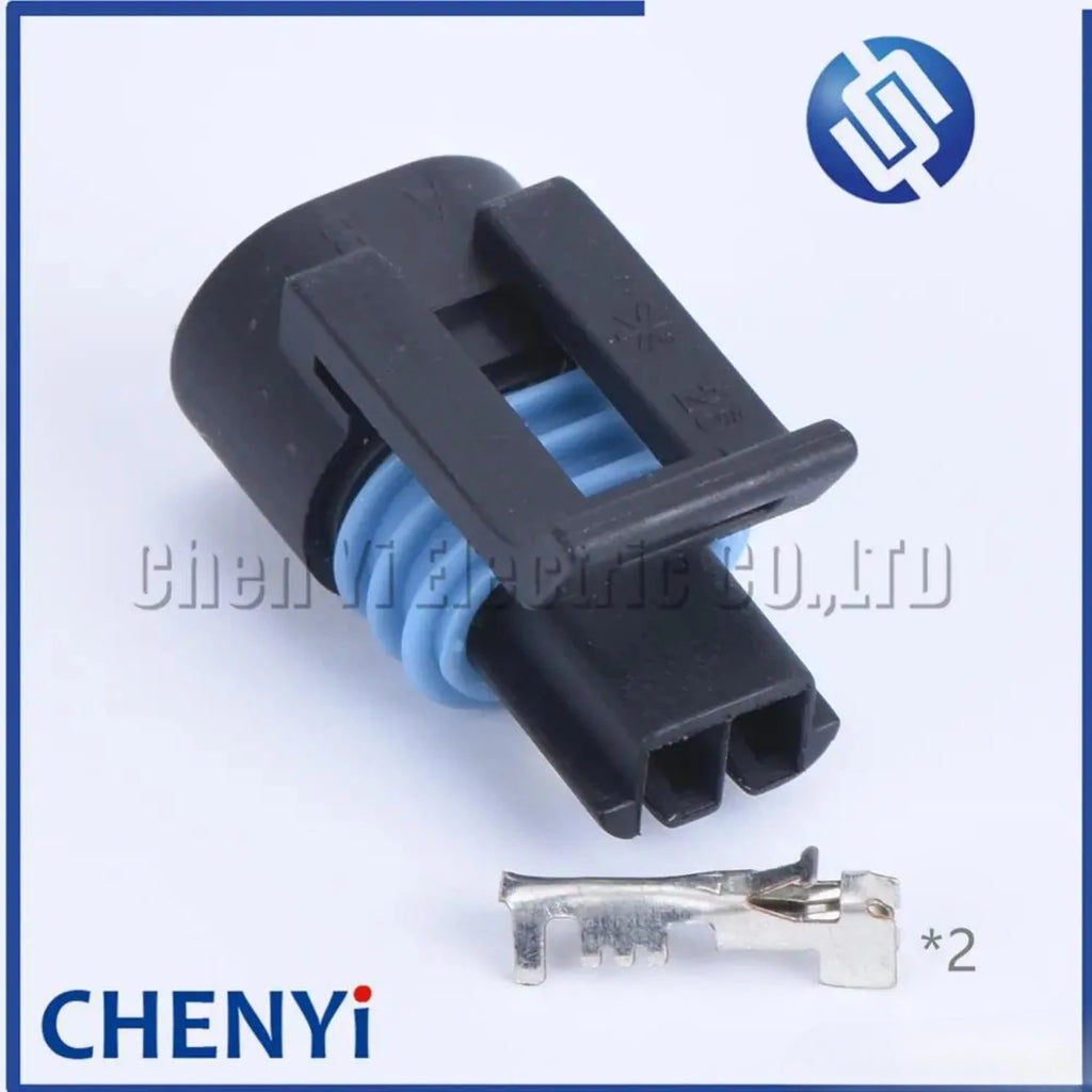 5 sets 2 Pin Water temperature sensor plug automobile waterproof connector for 12162197 12162195 12162193