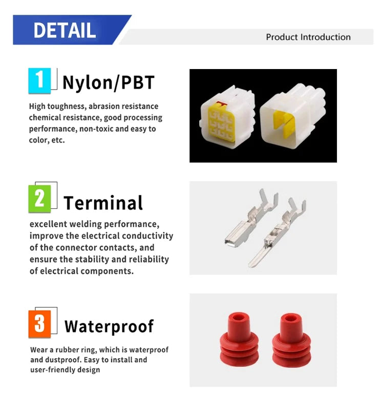 The DJ7091Y-2.3 electric vehicle is suitable for the Inbor Kelly Sentian cloud controller with a 9-hole waterproof plug