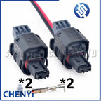 2 Pin Car Engine High Pressure Oil Pump connector Fuel Injector harness plug 9291135-04 806-026 12518638006 9291135-03