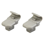2 Pcs Car Grey Sun Visor Clip For Mazda 3 5 6 CX 7 CX 9 RX 8 MPV Car Sun Visor Clip Gray Interior Hanger Hook Clip Bracket