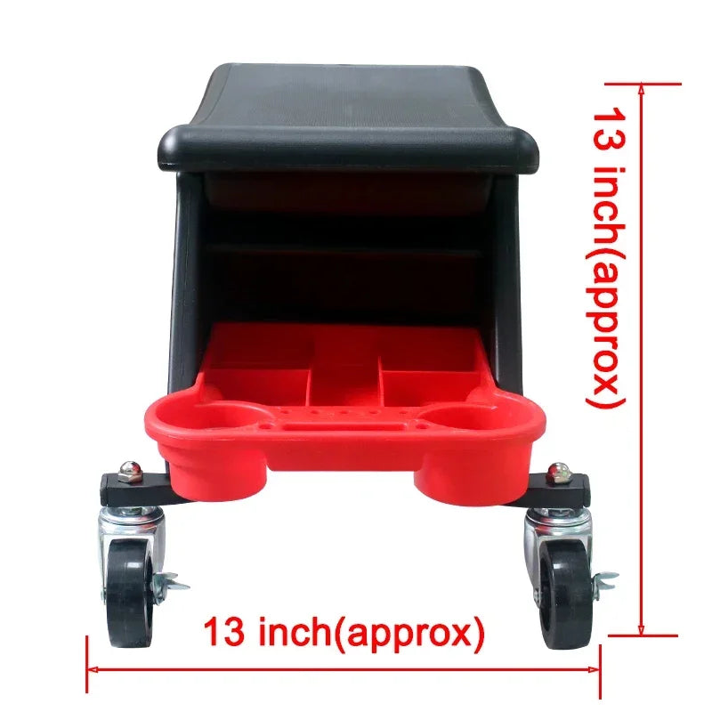 Car Multi-Function Chair Mechanic For Wax Polishing Projects Car Creeper Stool Chair Mobile Creeper Seat Car Wash Supplies Amagi