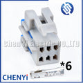 6 Pin Auto connector Car electromagnetic valve shifting mechanism Plug 12064762 12064764 12052834 For Buick Chevrolet Hummer
