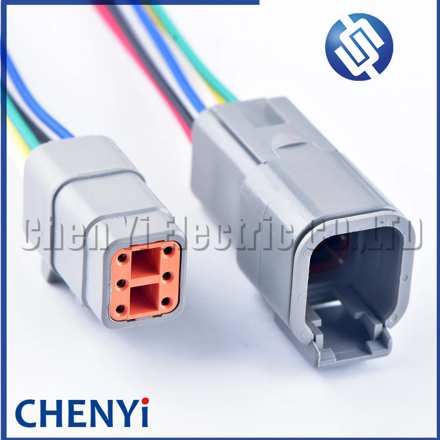 DTM series 6 Pin Automotive waterproof connector Sealed Wire Harness Plug DTM06-6S DTM04-6P with 15cm wires For Deutsch