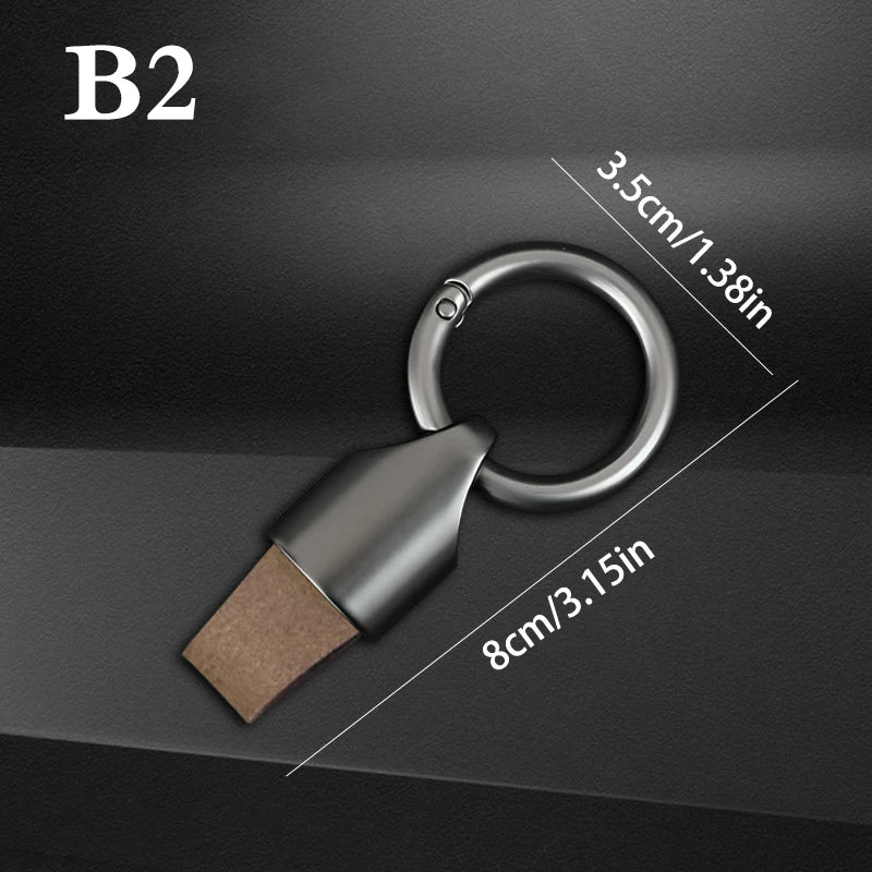 Car Key Chain Pendant Men And Women Personality Creative High-end Simple Waist Hanging Car Chain Ring Pendant Anti-scratch Wear