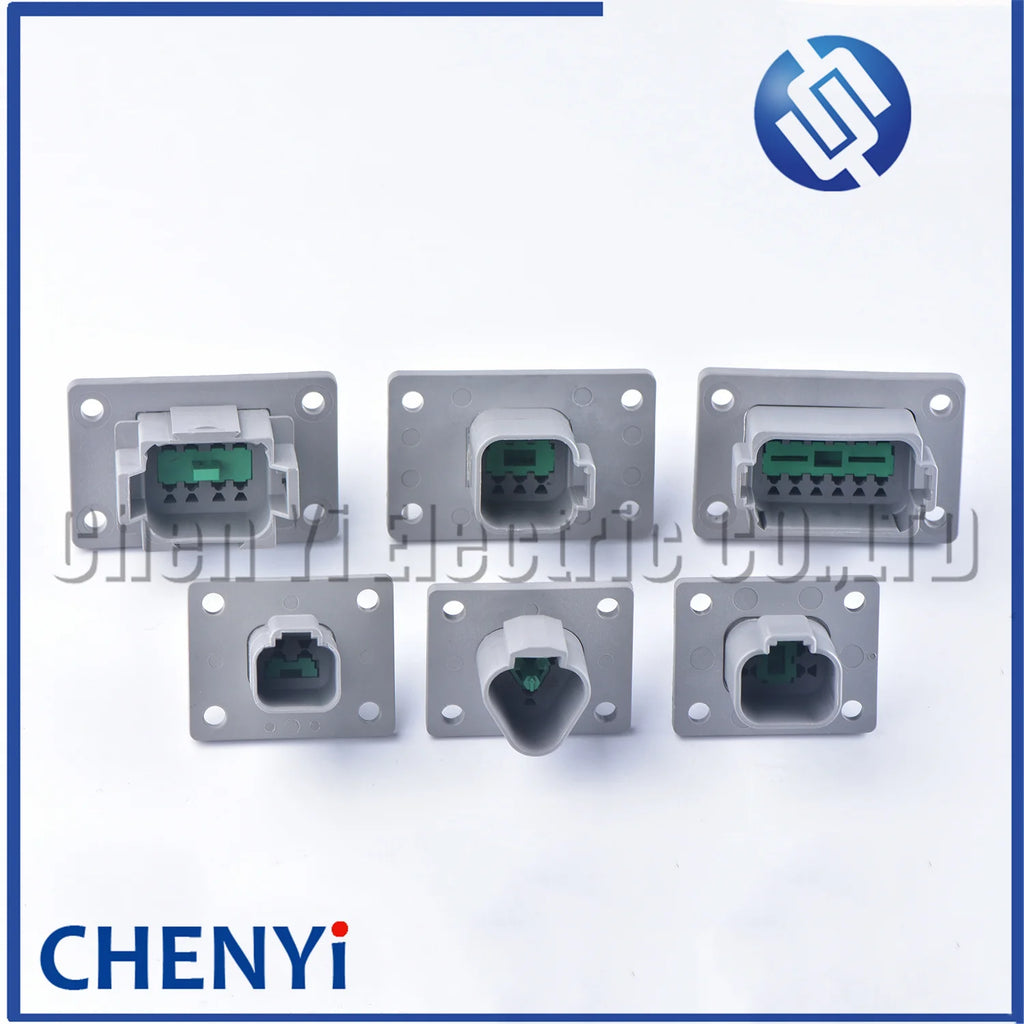 Connector With Fixed Flange Plug DT04-2P-L012 DT04-4P-L012 DT04-6P-L012 DT04-8P-L012 DT04-12P-L012 DT06-2S For Deutsch