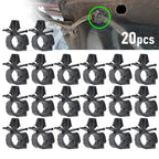 100pc Car Wiring Harness Fastener Route Fixed Retainer Clip Corrugated Pipe Tie Wrap Cable Clamp Oil Pipe Beam Line Hose Bracket