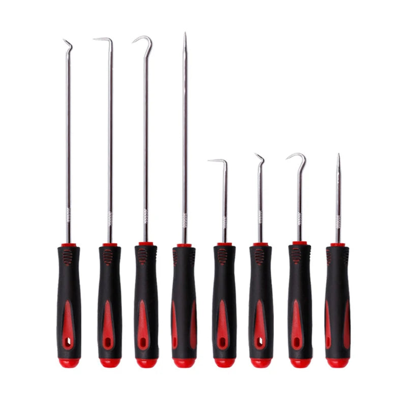 4Pcs Car Auto Vehicle Oil Seal Screwdrivers Set O-Ring Seal Gasket Puller Remover Pick Hooks Durable Tools