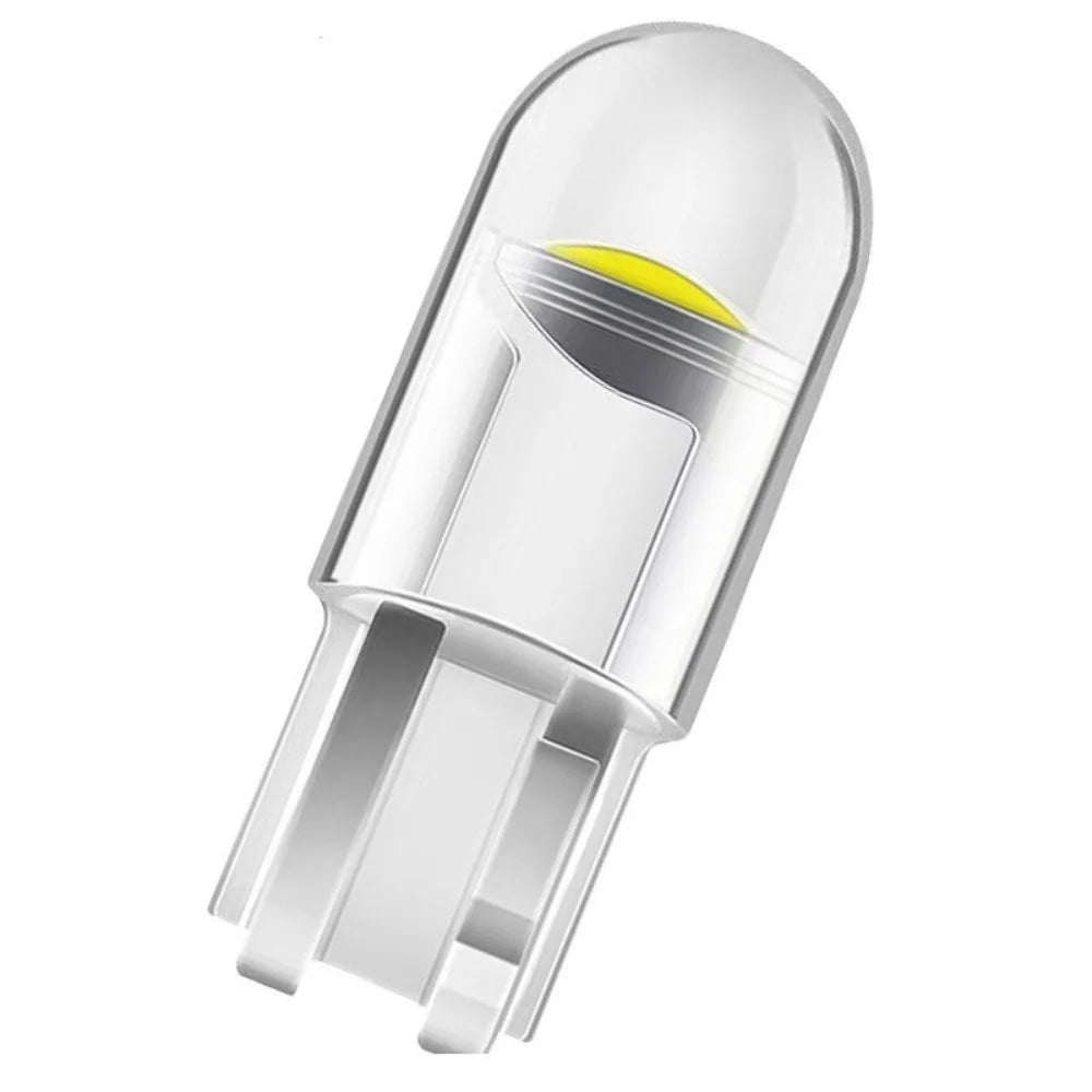 Car 12V COB Wedge Lamp with Glass Housing T10 Crystal One Piece Light Universal Waterproof LED Bulb Automotive Lighting Tools