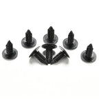 Hot sale 100pcs Car Vehical Plastic Rivet Clip Fastener Balck Color 6mm Dia Door Trim Panel Black  For Car Vehical