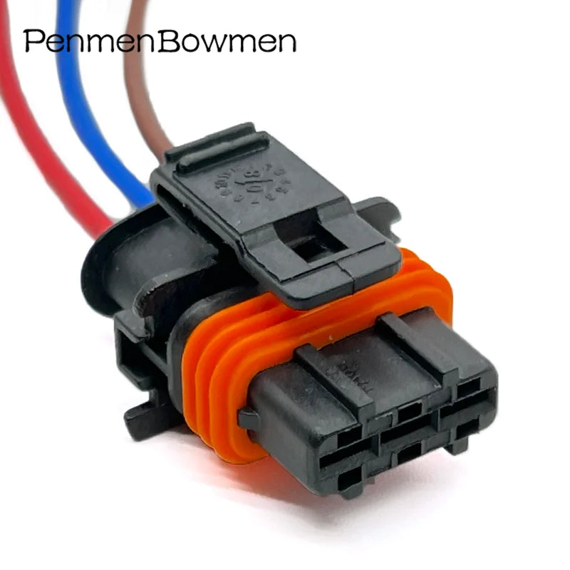 3 Pin 3.5mm Auto Fuel Pressure Sensor Waterproof Electrical Female Connector Wiring Harness Plug For 1928403110 1928404074