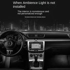 Car Cigarette Lighter USB Atmosphere Light LED Mini Colorful Night Light Wiring-Free Interior Lighting Supplies Accessories New