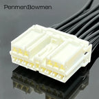 1 Set 14 Pin Car Audio Power Window Switch Electrical Cable Connectors Female Wire Harness Plug 7123-8346 For Mitsubishi