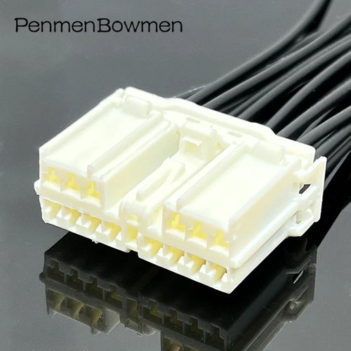 1 Set 14 Pin Car Audio Power Window Switch Electrical Cable Connectors Female Wire Harness Plug 7123-8346 For Mitsubishi