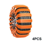 Snow Chain Tyre Chain 10/1PCS Urethane Set Wheel Ties Belts Car Tires Chains Winter Anti-Slip Chain Anti Skid Snow Emergency New