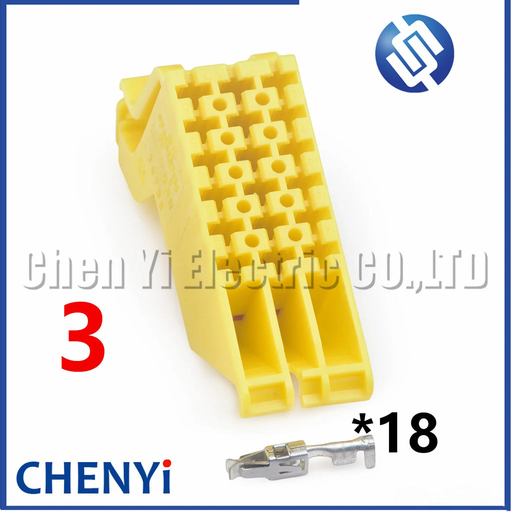 18 Pin Automotive connector Car Truck chassis harness plug 14948568613 14783568613 14708562621 14709568613 For HOWO Sinotruk T7