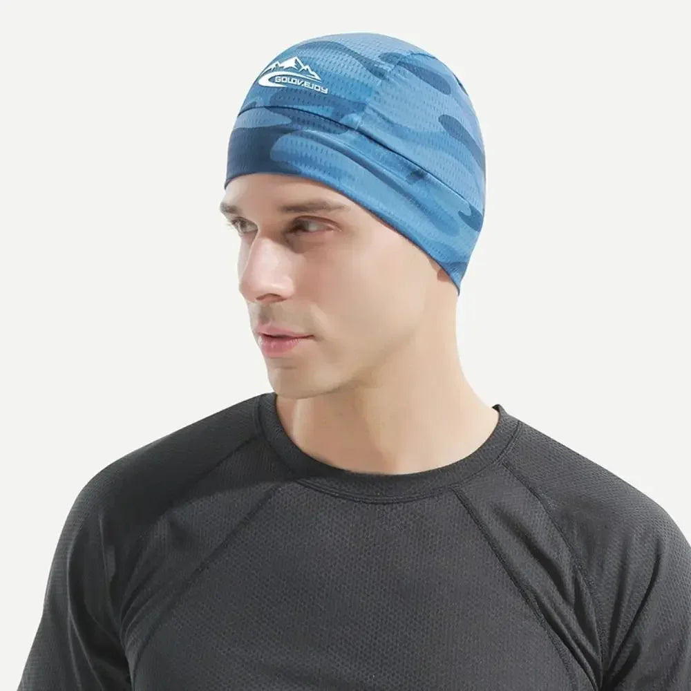 Quick-Dry & Anti-UV Unisex Cycling Cap: Cooling, Sweat-Wicking Helmet Liner for All Outdoor Sports, Easy-Care Fabric Motorcycle