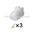 3pin nylon shell auto wiring wire harness female plastic connector 7123-2237