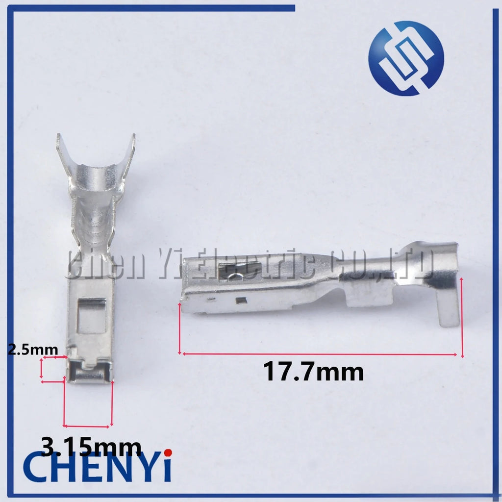 20 Pcs Automotive Tin Plated Brass Wire Splice female Terminal G468 Crimp Pin For auto Connector 6098-0141 6098-0144
