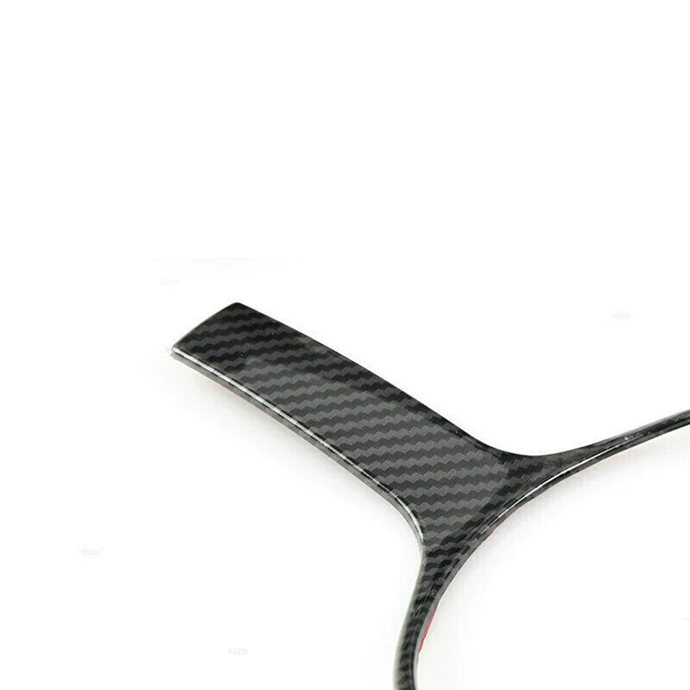 ABS Carbon Steering Wheel Cover Trim For BMW F Chassis F22 F30 F32 F10 F12 F15 Carbon Fiber Steering Wheel Lower Cover Trim