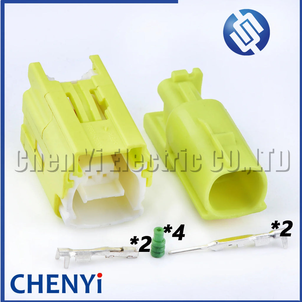 2 Pin Auto wiring harness connector Car sensor plug Socket 7C83-0651-70 90980-12698 7283-0651-70 for Toyota Honda Nissan