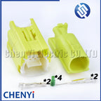 2 Pin Auto wiring harness connector Car sensor plug Socket 7C83-0651-70 90980-12698 7283-0651-70 for Toyota Honda Nissan