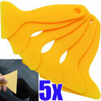 Yellow Scraper Car Film Application Tools Universal Auto Film Wrap Tint Tinted Sticker Scraper Hard Sticker Smooth Squeegee Kit