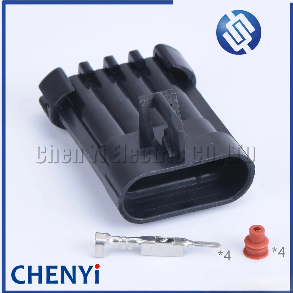 4 Pin Series Alternator Connector Coil Pack Oxygen Sensor connectors 12162144 12162102 For Toyota BUICK GM LS1 LS6