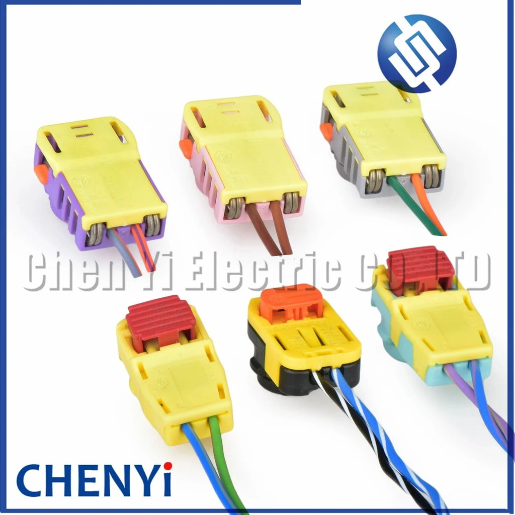 2 Pin Automotive connector Sensor Wire harness Plug 1-1563974-1 with 12-20cm wires