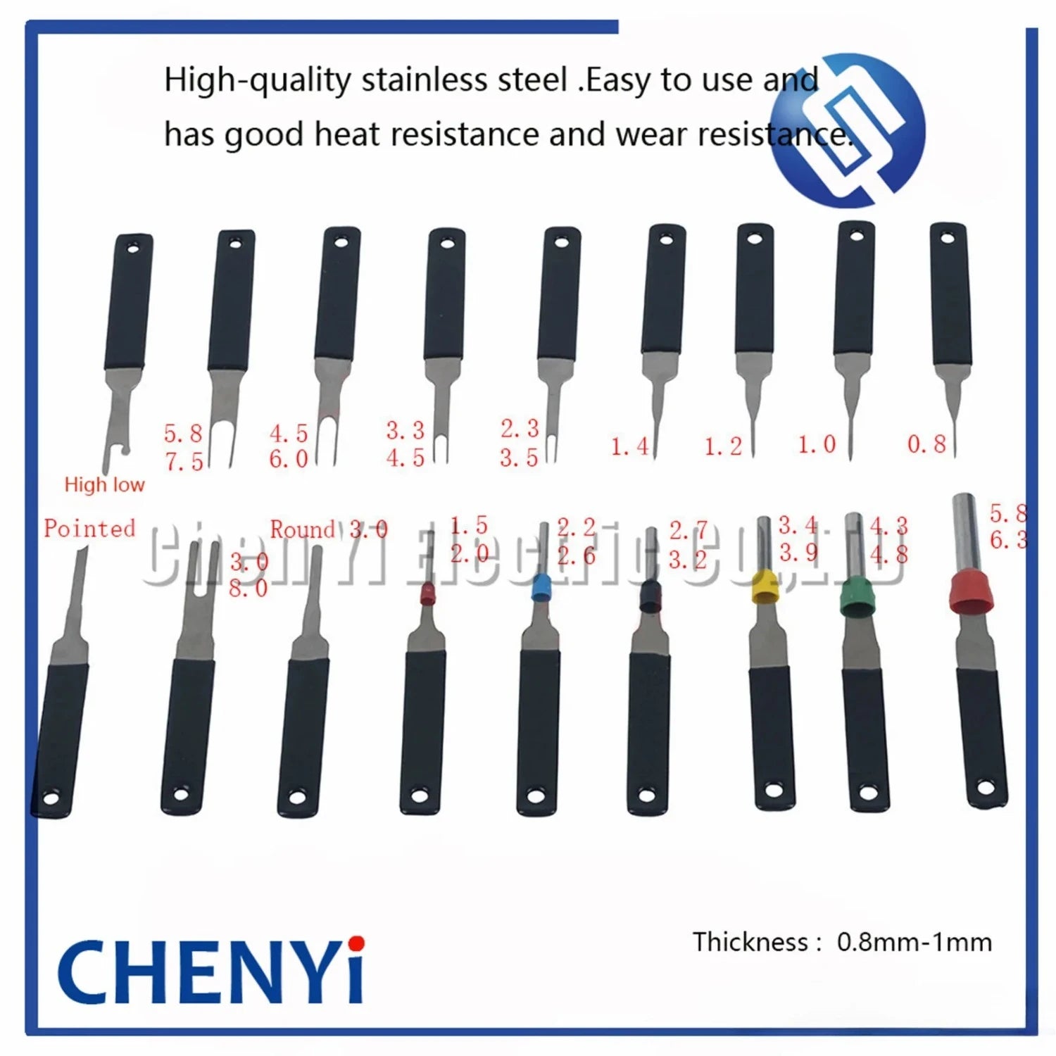 18pcs Car plug terminal removal tool set terminal Pin retractor pick needle harness terminal Needle ejector Needle retractor