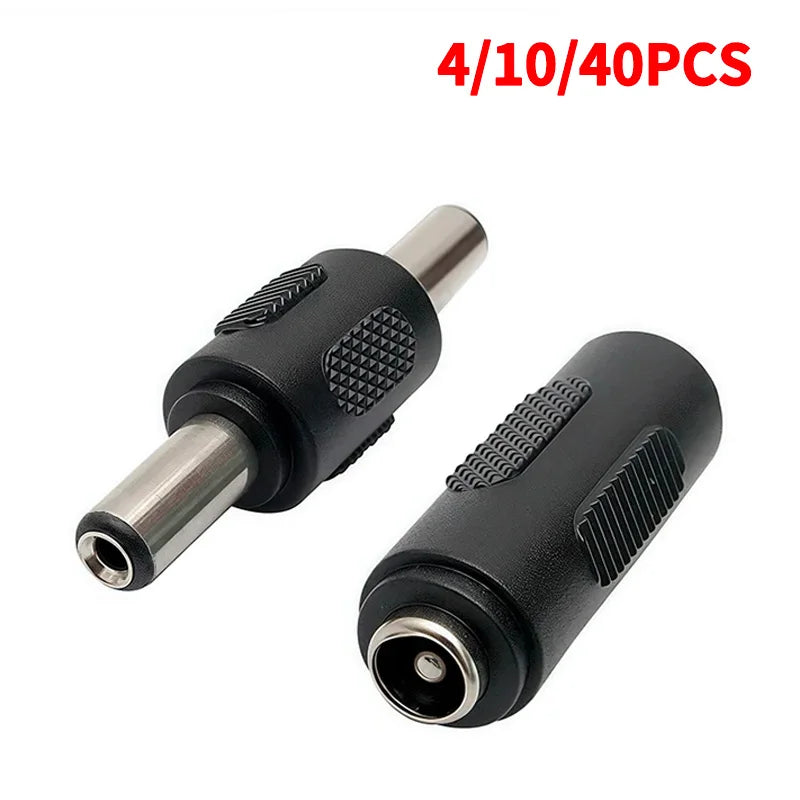 4/20/40PCS 5.5×2.1mm DC Power Extension Cable,12V 2A Male to Female / Female to Male Adapter for CCTV Camera,Security System Use