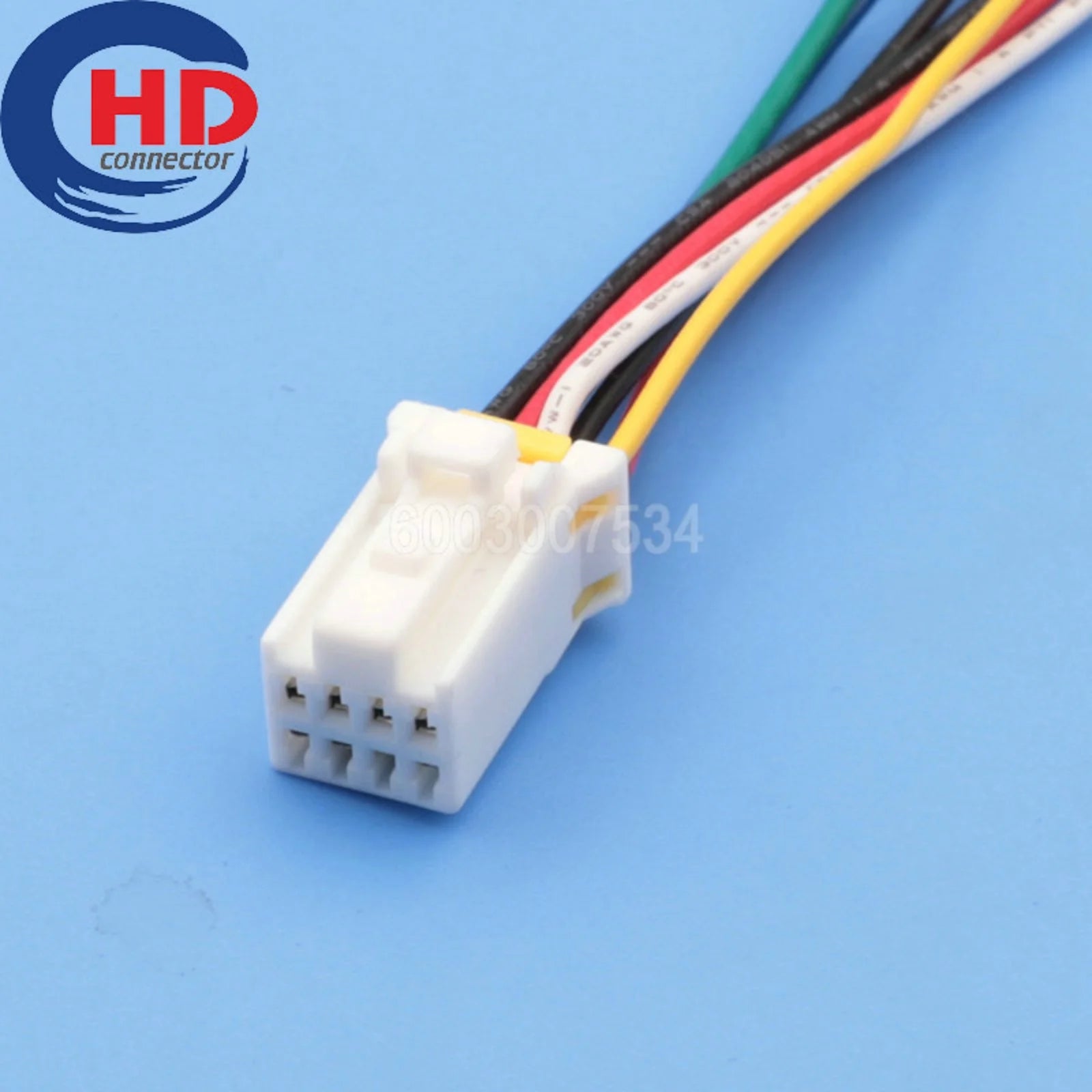 8 Pin Connector Unsealed 1.2mm Series Female Connector Cable Plug 7123-1287 Motorcycle Electrical Harnesses Wiring Harness