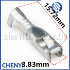 50 Pcs 2.8mm Crimp Pins Spade Connector tin-plated brass Wire Pin DJ611-E2.8A DJ621-E2.8A For Car Automobile Relay Circuit Board